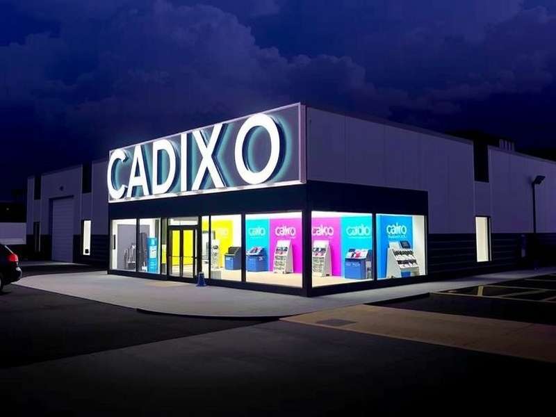 Modern chemical manufacturing plant of Cadixo Chemicals